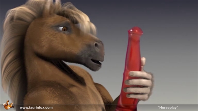 3D horse furry sucks and fucks a giant dildo and cums.mp4.0000