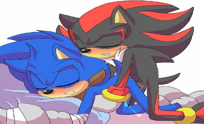 Seme Shadow fucks Uke Sonic hard