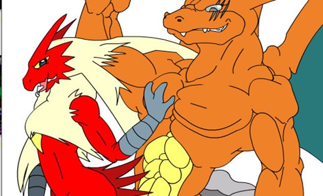 Blaziken cummy dick ride with charizard pokemon sex game | YaoiSource