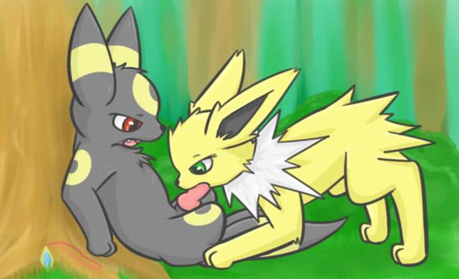 Pokemon umbreon gets sucked against a tree