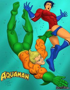Aquaman Yaoi doujinshi manga